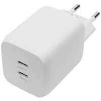 DIGITUS USB-Ladegerät, 2x USB-C, 65 Watt, weiss