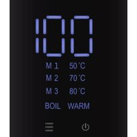 PROFI COOK Bouilloire PC-WKS 1243, 1,7 litre, noir