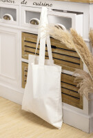 KNORR prandell Baumwoll-Einkaufstasche, 380 x 420 mm, weiss