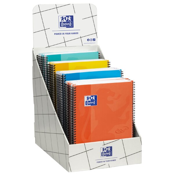 Oxford Collegeblock Touch DIN A4+ Mix, Thekendisplay