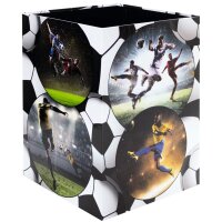 HERMA Corbeille à papier Football, carton