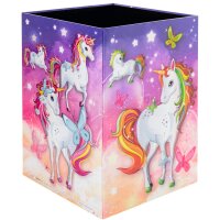 HERMA Corbeille à papier Licorne, carton