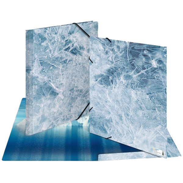 HERMA Chemise à élastiques Nature, A3, carton, Sand