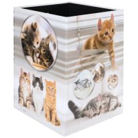 HERMA Corbeille à papier Chats, carton