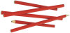 BRÜDER MANNESMANN Zimmermannsbleistift, oval, rot, 250 mm