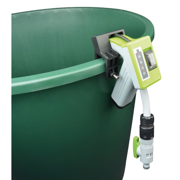 BRÜDER MANNESMANN Pompe darrosage sans fil, gris/vert