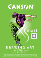 CANSON Bloc de dessin XSMART DRAWING ART, A4