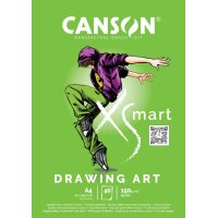 CANSON Studienblock XSMART DRAWING ART, DIN A4