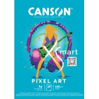 CANSON Studienblock XSMART PIXEL ART, DIN A4
