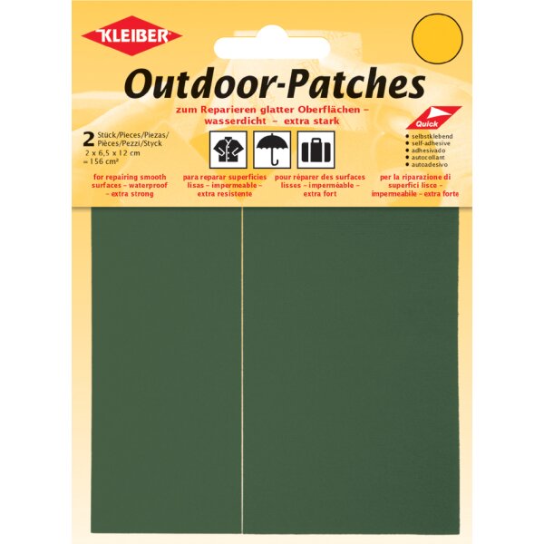 KLEIBER Patch dextérieur, autocollant, 65 x 120 mm, bleu