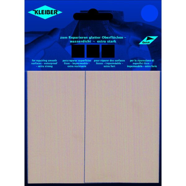 KLEIBER Patch dextérieur, autocollant, 65 x 120 mm, bleu