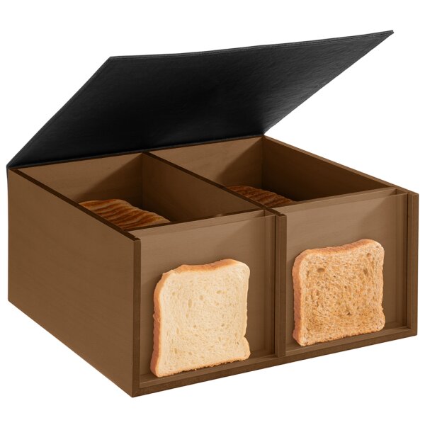 APS Boîte pour buffet TOAST BOX, 360 x 335 x 175 mm, chêne