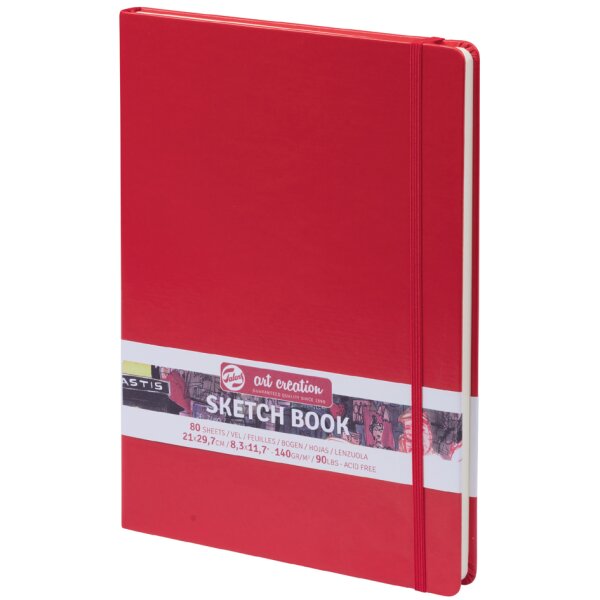 ROYAL TALENS Skizzenbuch Art Creation, 210 x 297 mm, rot