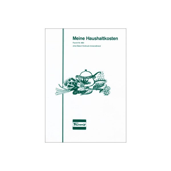 FAVORIT Haushaltbuch A4 890 24 Blatt