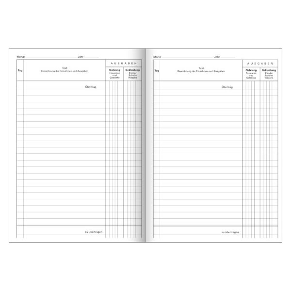 FAVORIT Haushaltungsbuch D A5 879 D 24 Blatt