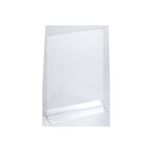 EXACOMPTA Présentoir de table A5 85158D transparent, forme T haut