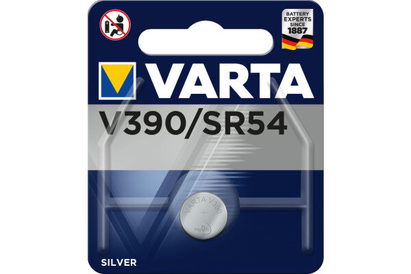 VARTA Knopfzelle 390101401 V390 SR54, 1 Stück