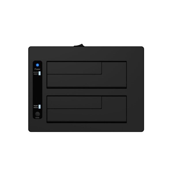 ICY BOX Docking- &amp; Clonestation IB-127CL-U3 2 Bay Single Modus