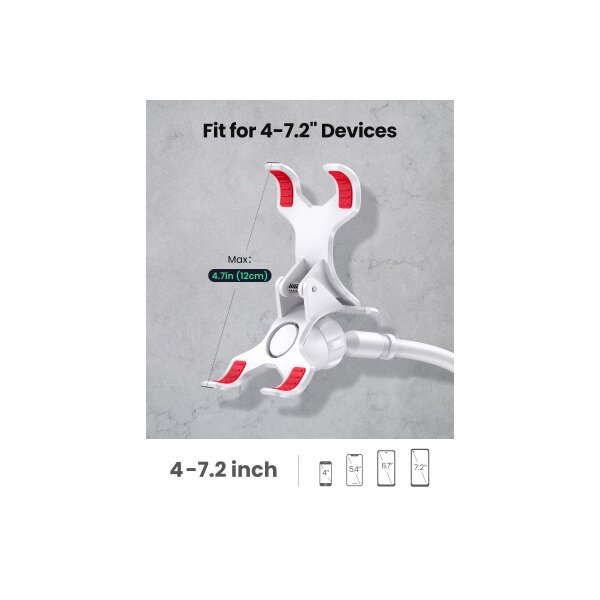 UGREEN Phone Holder 30488 Flexible Long Arm White