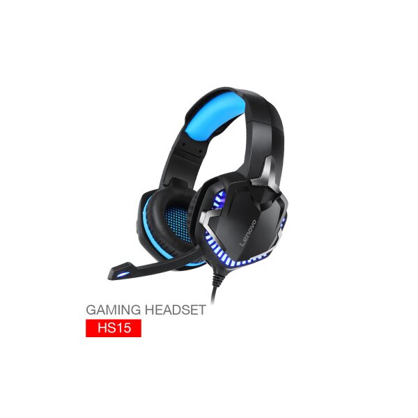 LENOVO Gaming Headphones HS15 HS15-BK