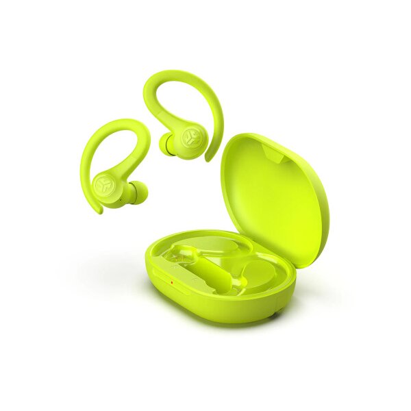 JLAB Go Sport+ Earbuds IEUEBGAIRSPRTRYEL124 True Wireless, Neon Yellow