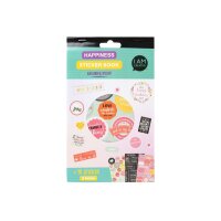 I AM CREATIVE Livre dautocollants Happiness 4087.504 5 flls.