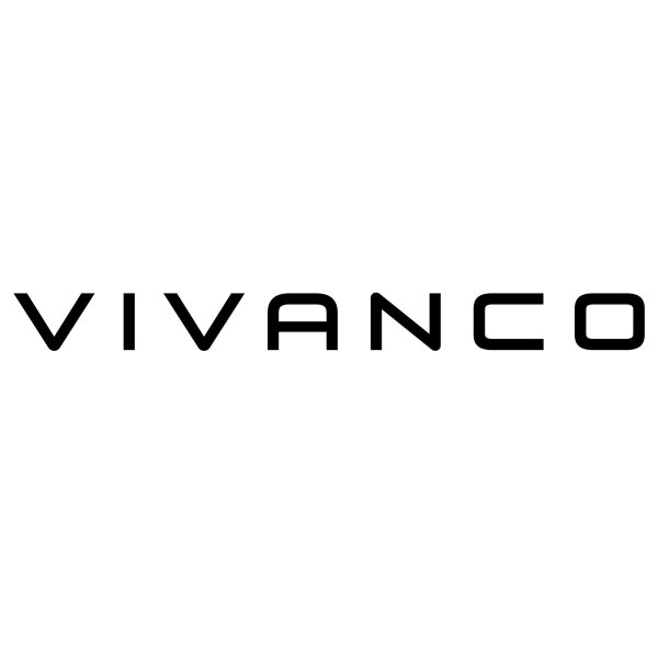 VIVANCO Messerset mit Block 20074 3-teilig, schwarz