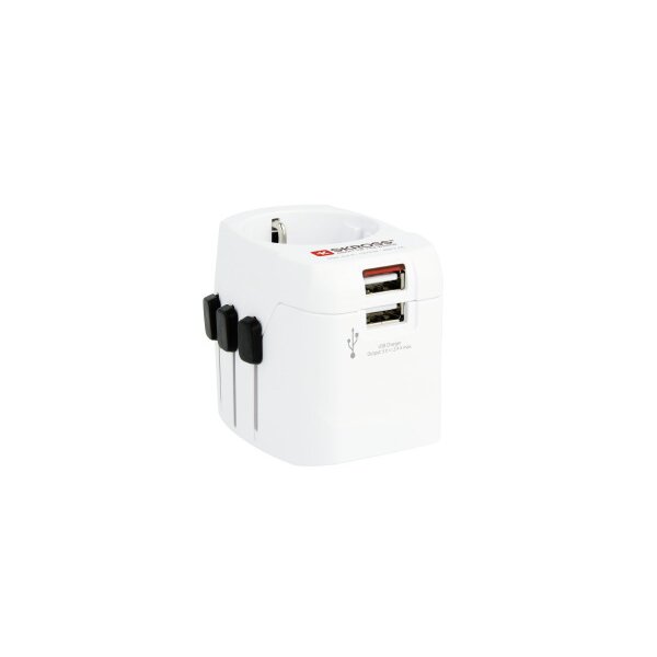 SKROSS World Travel Adapter 1.302460 PRO Light USB 2xA