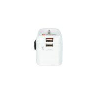 SKROSS World Travel Adapter 1.302460 PRO Light USB 2xA