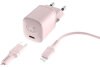 FRESHN REBEL Charger USB-C PD Smokey Pink 2WCL20SP + Lightning Cable 1.5m 20W