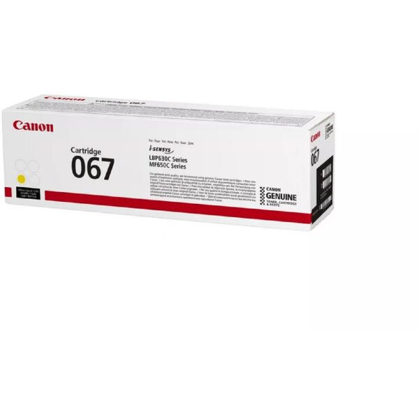 CANON Toner-Modul 067 yellow 5099C002 LBP631Cw/633Cdw 1250 Seiten
