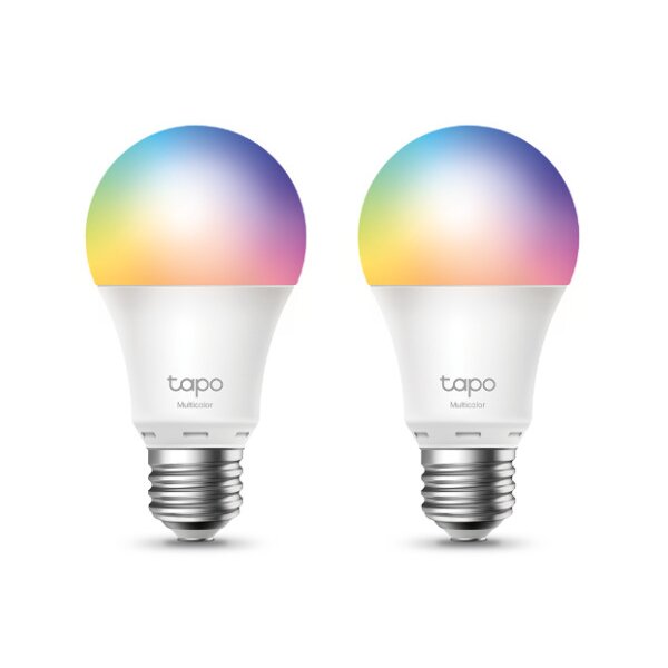 TP-LINK Leuchtmittel LED E27 2-Pack Tapo L530E(2-pack) Wifi, dimmbar, Mulitcolor