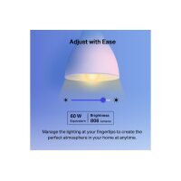 TP-LINK Leuchtmittel LED E27 2-Pack Tapo L530E(2-pack) Wifi, dimmbar, Mulitcolor