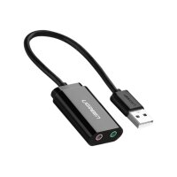 UGREEN External Sound Adapter 30724 USB 2.0,Black