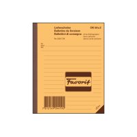 FAVORIT Bon de livraison D/F/I A6 8281OK rouge/blanc 50x2...