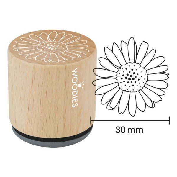 COLOP Woodies Display Floral 165670 25 Stempel, 5 Kissen