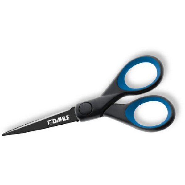 DAHLE Titan Schere 13 cm 54305-12977 schwarz/blau, Rechtshänder