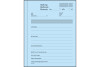 FAVORIT Quittungen D F I A6 8096OK blau weiss 50x2 Blatt