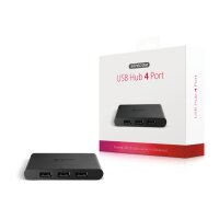 SITECOM USB 2.0 Hub 4 Port CN-081 Incl. Power adapter