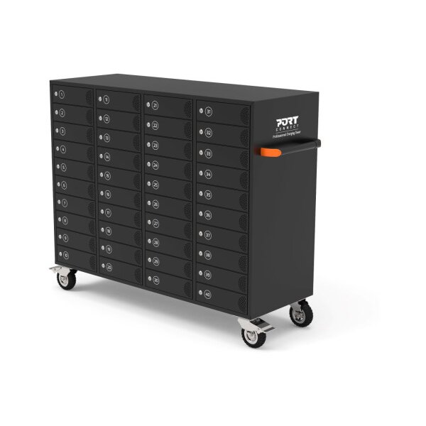 PORT Charging Cabinet Indiv.Doors 901969 40 Tablets/Notebooks