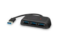 SPEEDLINK SNAPPY EVO USB-A Hub, 4-Port SL-140109-BK USB...