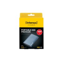 INTENSO SSD external PREMIUM, 500GB 3823455 USB 3.2, blue