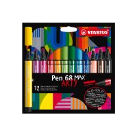 STABILO Fasermaler Pen 68 MAX Arty 768/12-21 ass. 12...