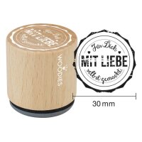 COLOP Woodies Display Handmade 151334 25 Stempel, 5 Kissen