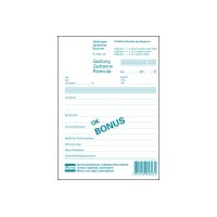 FAVORIT Quittungen D/F/I A5 8395OK weiss 84 Blatt