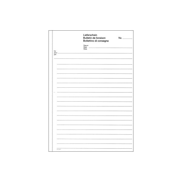 FAVORIT Lieferscheine D/FI A5 8331OK weiss 84 Blatt