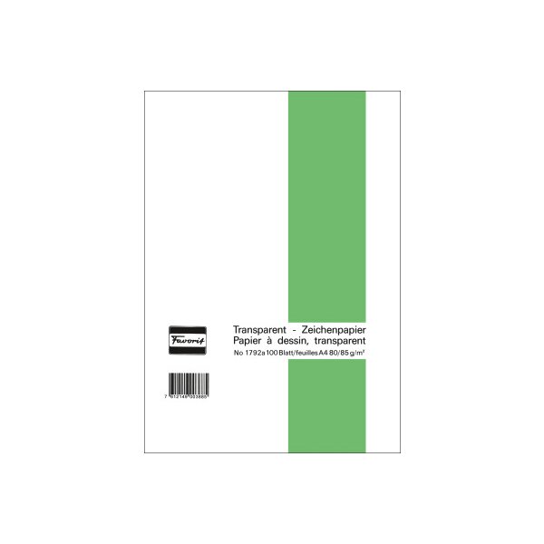 FAVORIT Transparentpapier A4 1792 A 80/85g 100 Blatt
