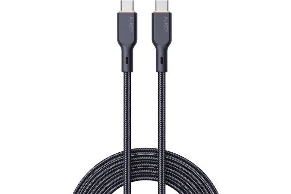 AUKEY Cable USB-C-to-C,Kevlar Core CB-KCC102 1.8m,Nylon Braided,100W,Bl.