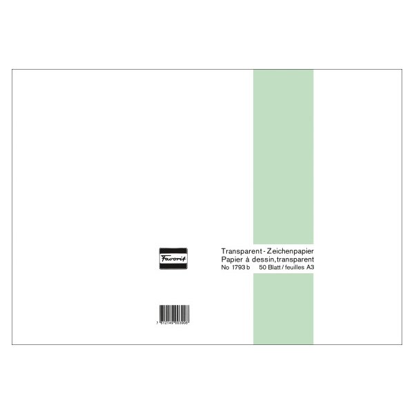 FAVORIT Papier transparent A4 1792 B 80/85g 50 feuilles