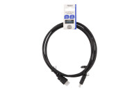 DELTACO HDMI cable High Speed HDMI-920 w/Ethernet,4K,60Hz,UHD,2m